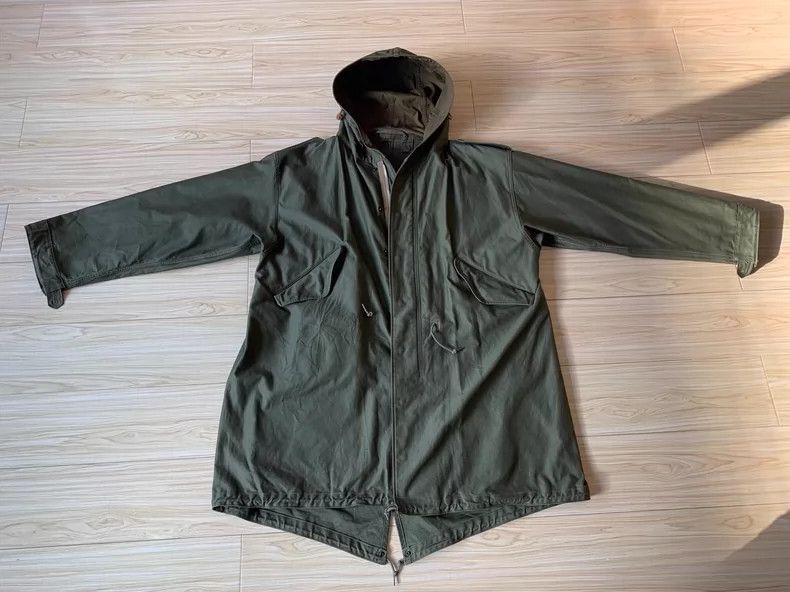 The Real McCoy's The Real McCoys M51 Long Olive Coat- DMC Size US L / EU 52-54 / 3 - 3 Thumbnail