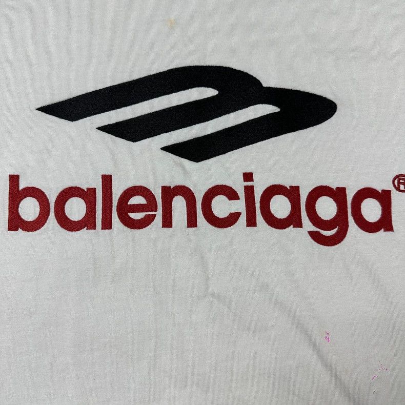 Balenciaga Balenciaga Embroidery Double-Sided Short Sleeve Shirt- DMC Size US M / EU 48-50 / 2 - 5 Thumbnail