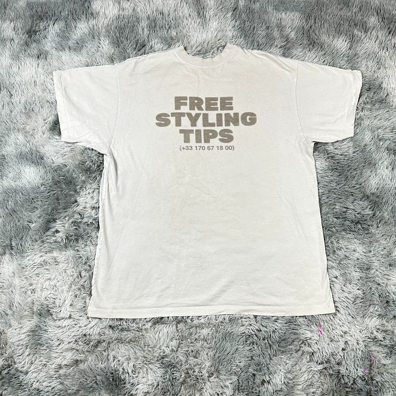 Balenciaga Balenciaga Embroidery Double-Sided Short Sleeve Shirt- DMC Size US M / EU 48-50 / 2 - 2 Thumbnail