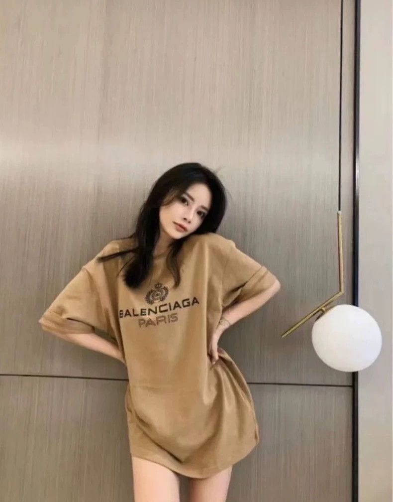 Balenciaga Balenciaga Khaki Short Sleeve T-Shirt- DMC Size US S / EU 44-46 / 1 - 9 Thumbnail