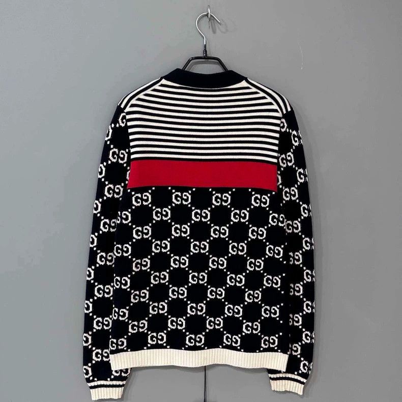 Gucci Gucci Knit Cardigan with Striped Design- DMC Size US XS / EU 42 / 0 - 3 Thumbnail