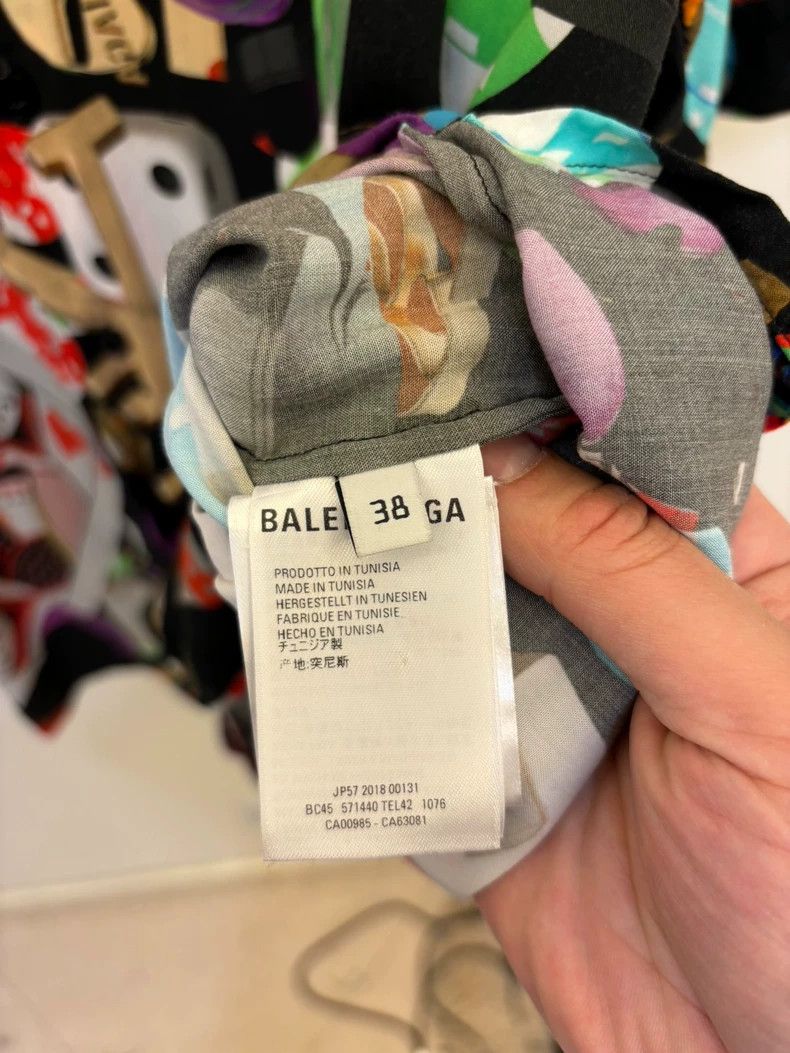 Balenciaga Balenciaga Casino Shirt with Colorful Print- DMC Size US M / EU 48-50 / 2 - 7 Thumbnail