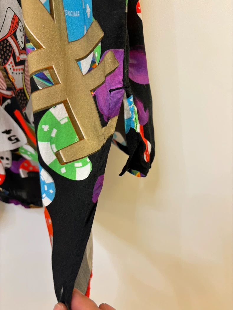 Balenciaga Balenciaga Casino Shirt with Colorful Print- DMC Size US M / EU 48-50 / 2 - 5 Thumbnail
