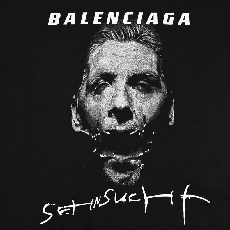 Balenciaga Balenciaga Short Sleeve T-Shirt with Print- DMC Size US M / EU 48-50 / 2 - 6 Thumbnail