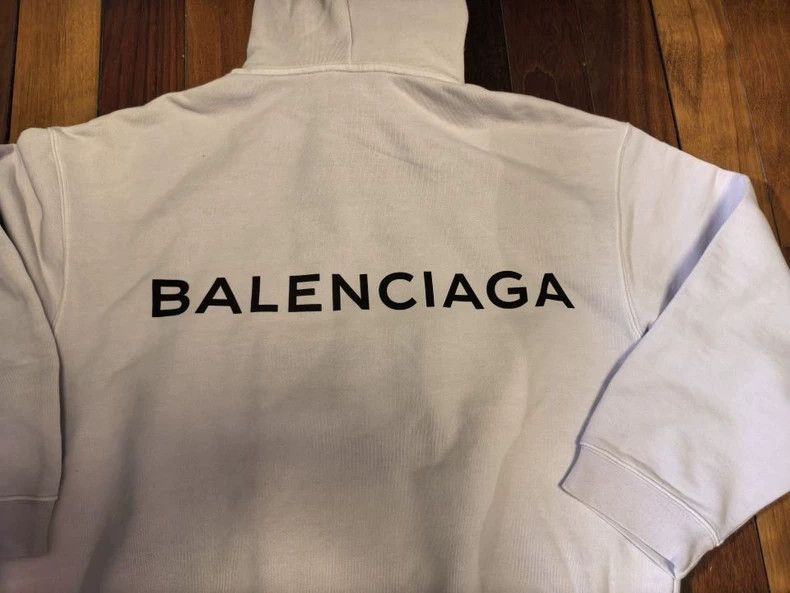 Balenciaga Balenciaga Logo Hoodie in Rare Color- DMC Size US XL / EU 56 / 4 - 6 Thumbnail