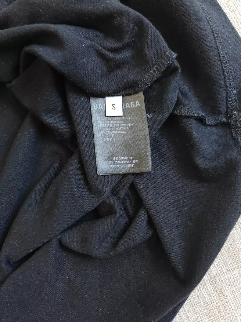 Balenciaga Balenciaga Black Short Sleeve T-Shirt- DMC Size US S / EU 44-46 / 1 - 4 Thumbnail