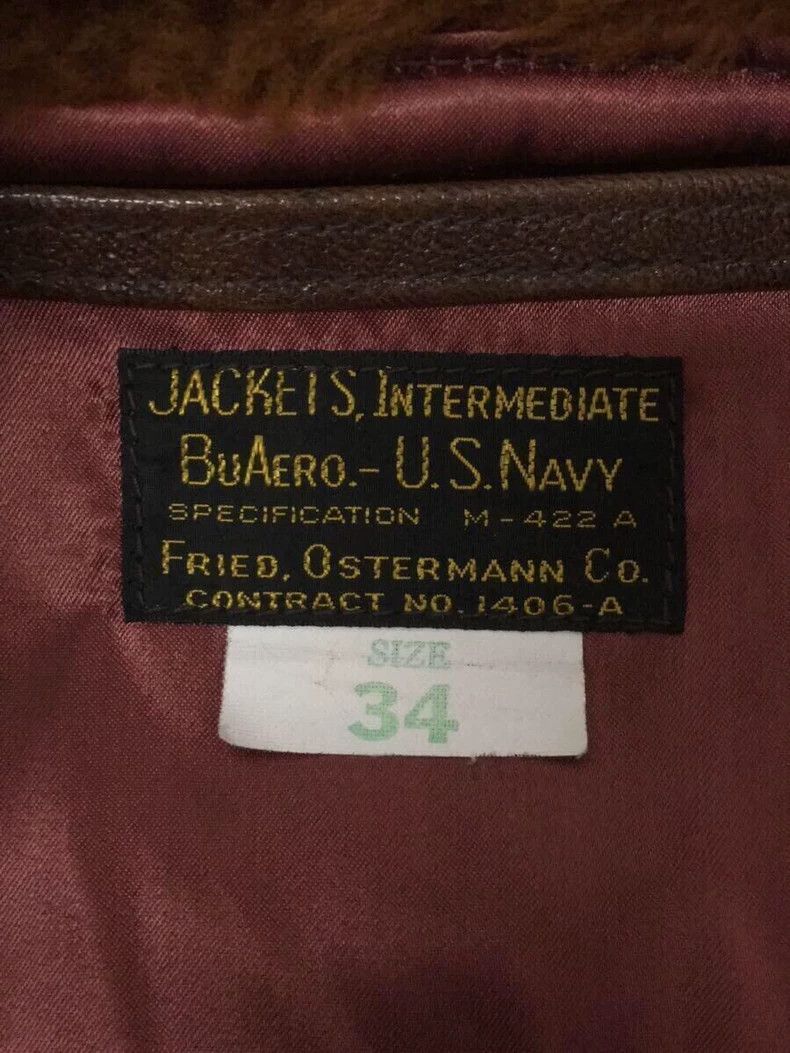 The Real McCoy's Brown Fur Collar Bomber Jacket Rare Edition- DMC Size US M / EU 48-50 / 2 - 3 Thumbnail