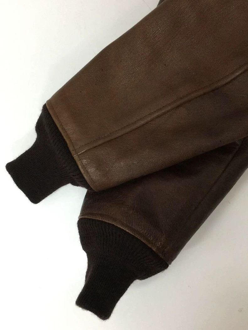 The Real McCoy's Brown Fur Collar Bomber Jacket Rare Edition- DMC Size US M / EU 48-50 / 2 - 5 Thumbnail