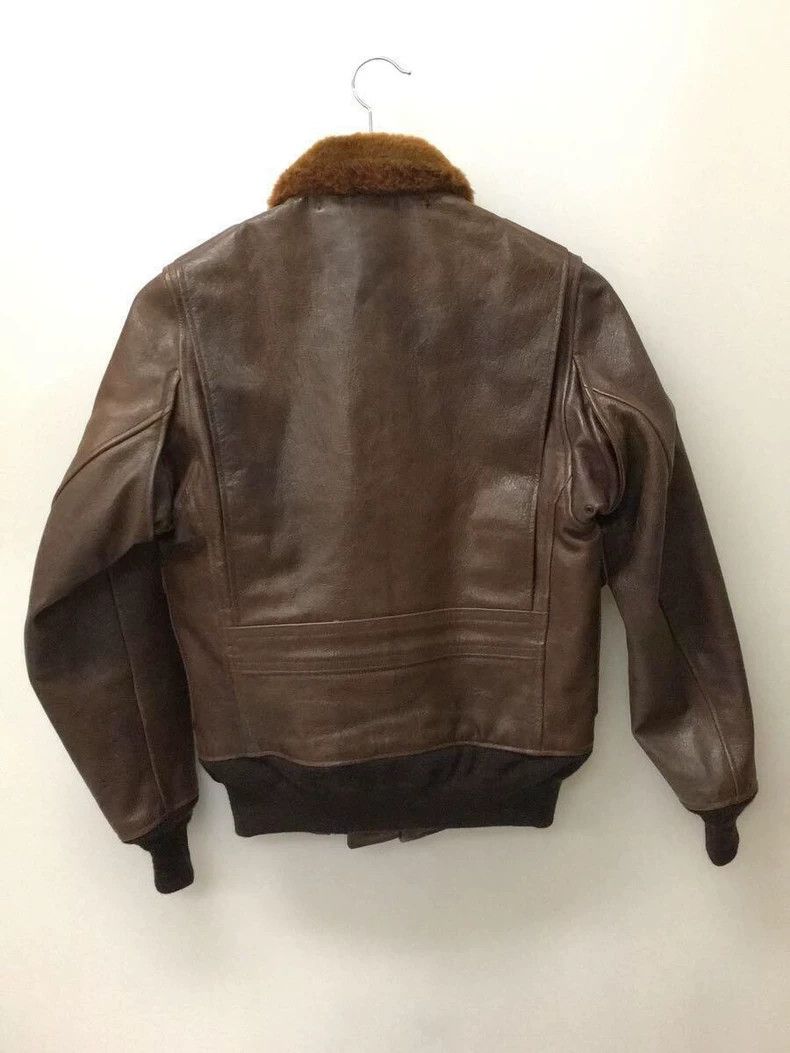 The Real McCoy's Brown Fur Collar Bomber Jacket Rare Edition- DMC Size US M / EU 48-50 / 2 - 2 Thumbnail