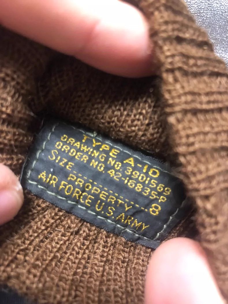 The Real McCoy's Real McCoys A-10 Leather Gloves- DMC Size ONE SIZE - 3 Thumbnail