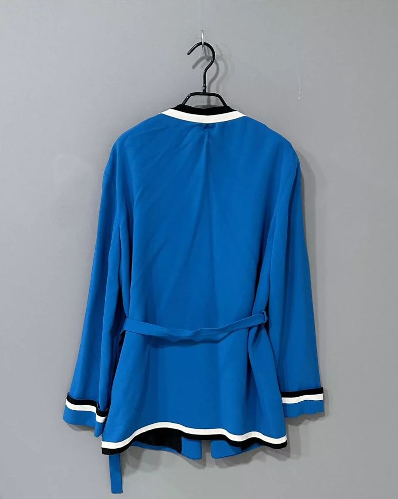 Gucci Striped Blue Gucci Coat with Black Accents- DMC Size US M / EU 48-50 / 2 - 3 Thumbnail