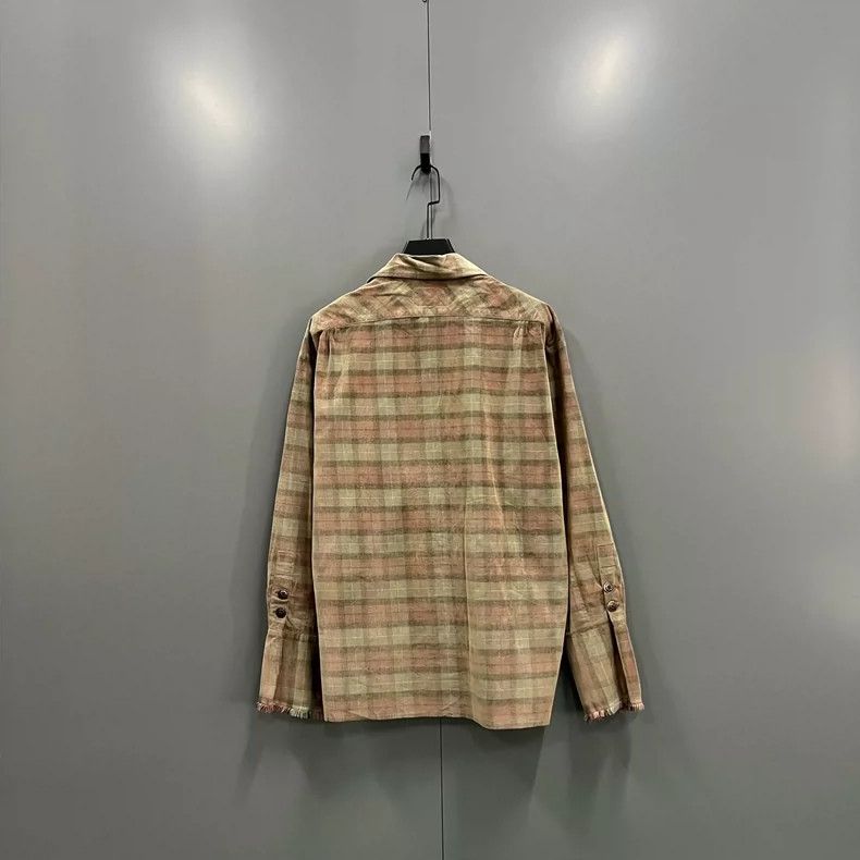 Greg Lauren GREG LAUREN Long Sleeve Color-blocked Shirt- DMC Size US M / EU 48-50 / 2 - 2 Thumbnail