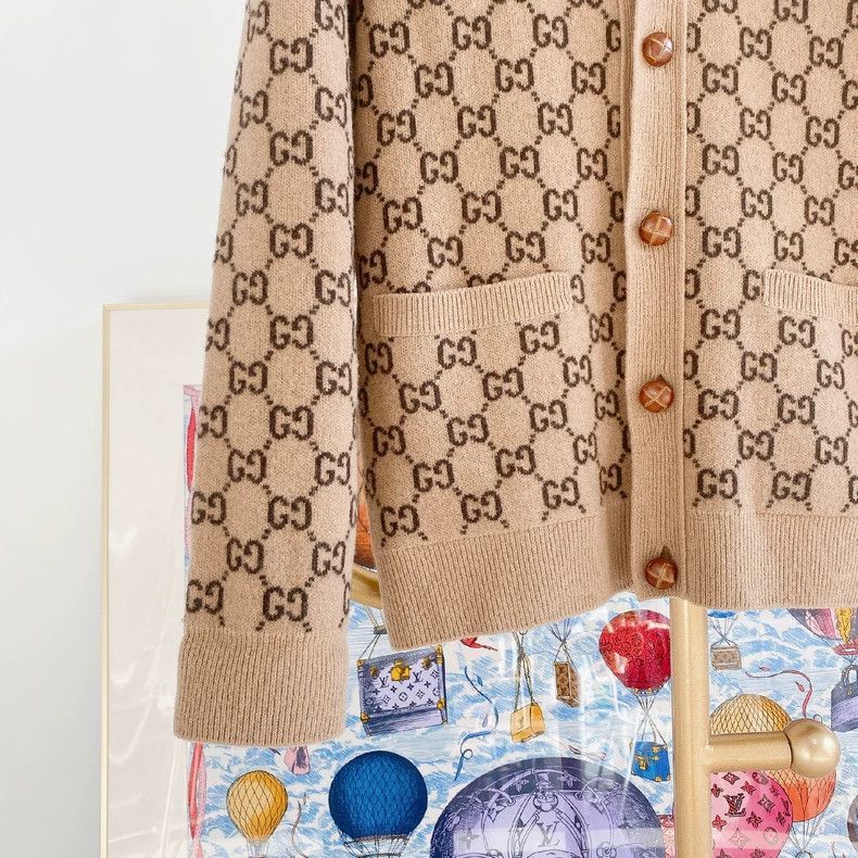Gucci GUCCI Double G Knit Cardigan- DMC Size US XS / EU 42 / 0 - 4 Thumbnail