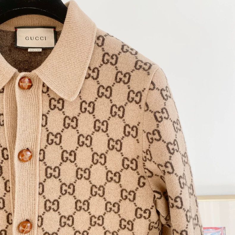 Gucci GUCCI Double G Knit Cardigan- DMC Size US XS / EU 42 / 0 - 3 Thumbnail