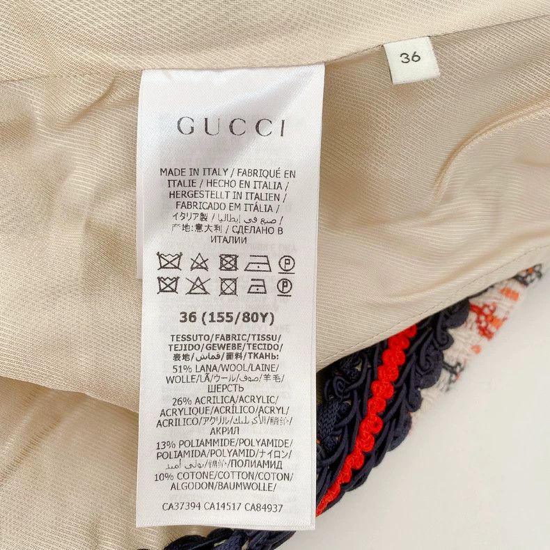 Gucci Gucci Tweed Coat with Pockets and Trim- DMC Size US S / EU 44-46 / 1 - 6 Thumbnail