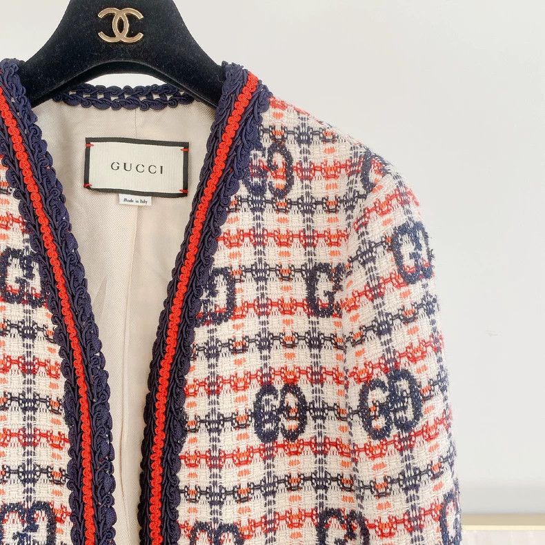 Gucci Gucci Tweed Coat with Pockets and Trim- DMC Size US S / EU 44-46 / 1 - 3 Thumbnail
