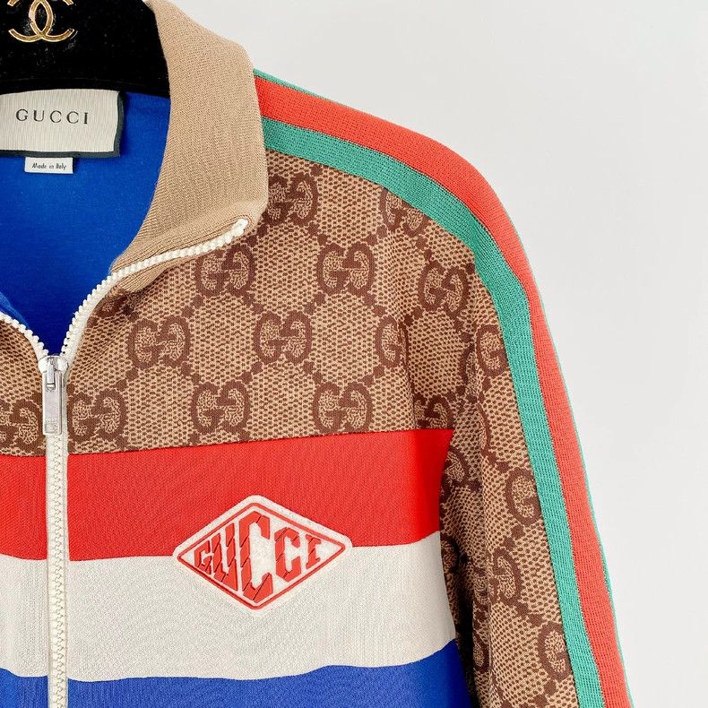 Gucci Gucci Multicolor Logo Print Jacket- DMC Size US M / EU 48-50 / 2 - 3 Thumbnail