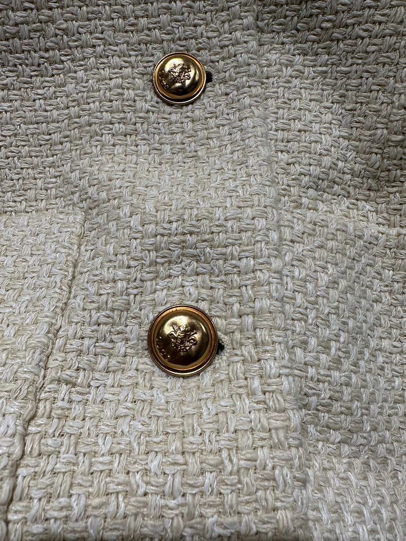 Gucci Gucci V-Neck Cardigan Jacket in White- DMC Size US M / EU 48-50 / 2 - 2 Thumbnail