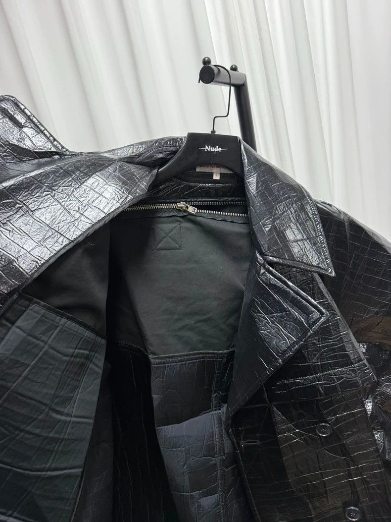 Walter Van Beirendonck Walter Van Beirendonck Oversized Black Raincoat- DMC Size US L / EU 52-54 / 3 - 7 Thumbnail