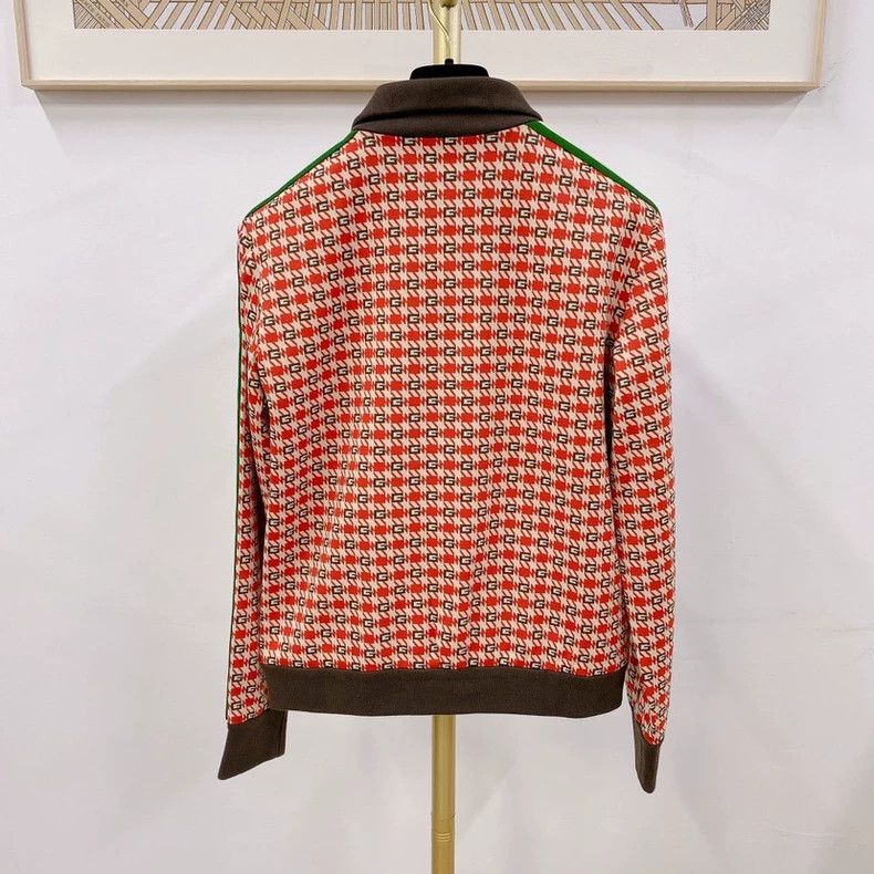 Gucci Gucci Vintage Geometric Pattern Jacket XS- DMC Size US XS / EU 42 / 0 - 2 Thumbnail
