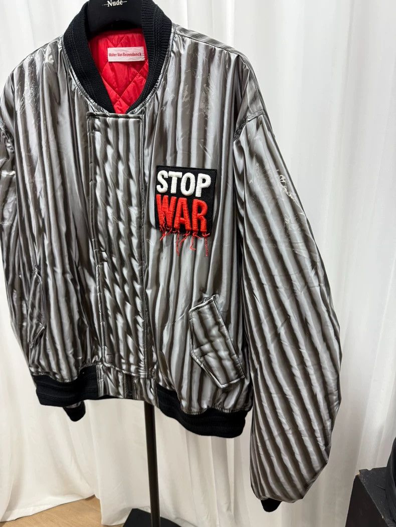 Walter Van Beirendonck Walter Van Beirendonck 3D Striped Bomber Jacket- DMC Size US L / EU 52-54 / 3 - 2 Thumbnail