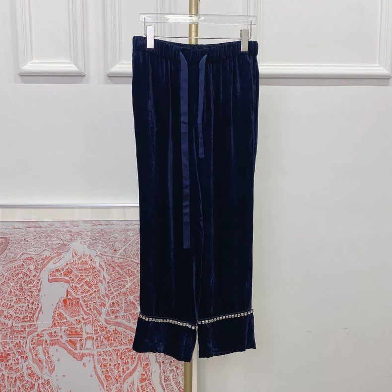 Gucci Gucci Crystal Trim Pants Size 38- DMC Size US 38 / EU 54 - 2 Thumbnail