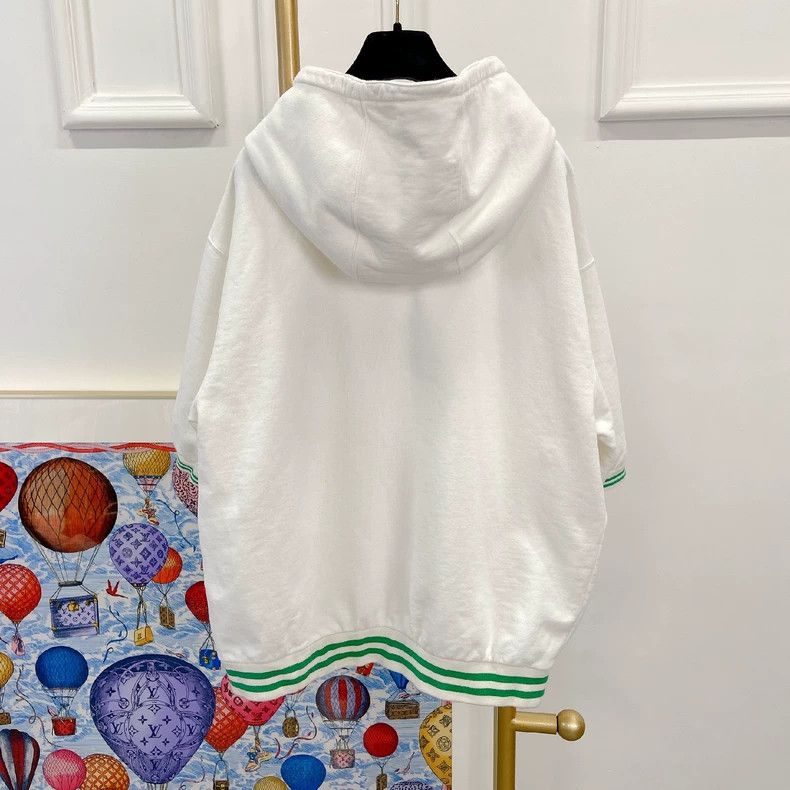 Gucci Gucci Hooded Sweatshirt with Green Logo- DMC Size US L / EU 52-54 / 3 - 2 Thumbnail