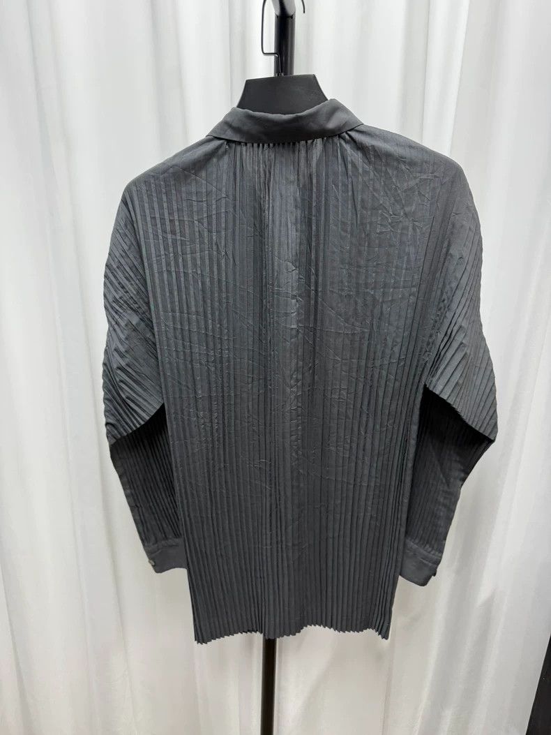 Issey Miyake Issey Miyake Men Striped Pleated Shirt- DMC Size US M / EU 48-50 / 2 - 6 Thumbnail