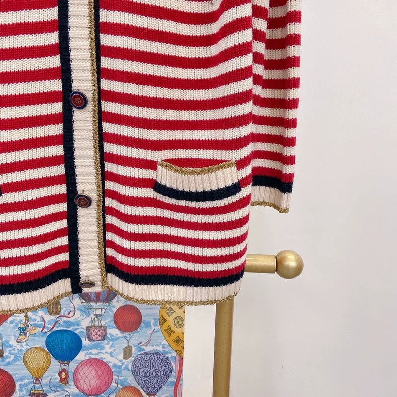 Gucci Gucci Striped Cardigan Size M with Stretch- DMC Size US M / EU 48-50 / 2 - 4 Thumbnail
