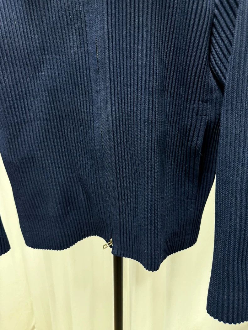 Homme Plisse Issey Miyake Issey Miyake Homme Plisse Wool Striped Jacket- DMC Size US L / EU 52-54 / 3 - 5 Thumbnail