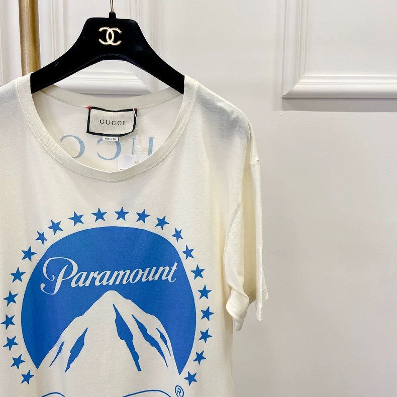 Gucci Gucci Paramount Mountain White T-Shirt for Everyone- DMC Size US S / EU 44-46 / 1 - 3 Thumbnail