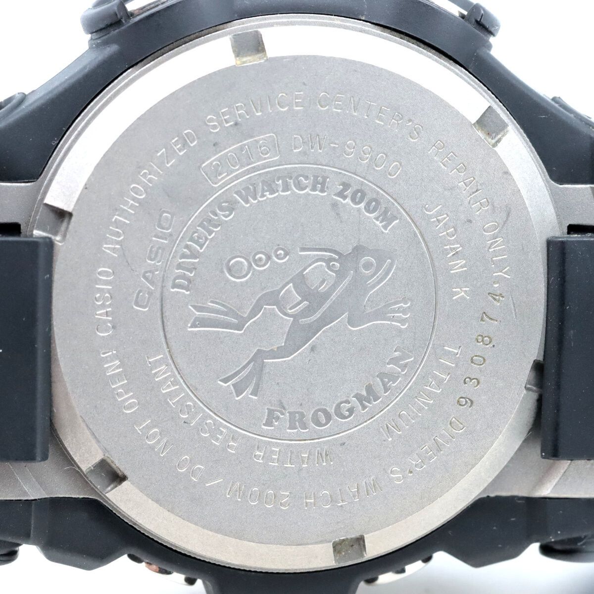 Other Other Casio FROGMAN Titanium Watch Metal Other DW-9900 DUTY FREE for USA Size ONE SIZE - 3 Thumbnail