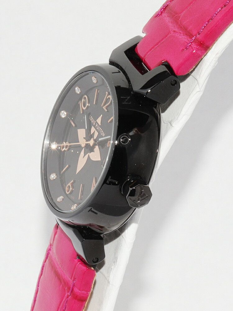 Louis Vuitton Louis Vuitton Louis Vuitton Tambour Stainless Steel Metal Quartz QA047Z Size ONE SIZE - 4 Thumbnail