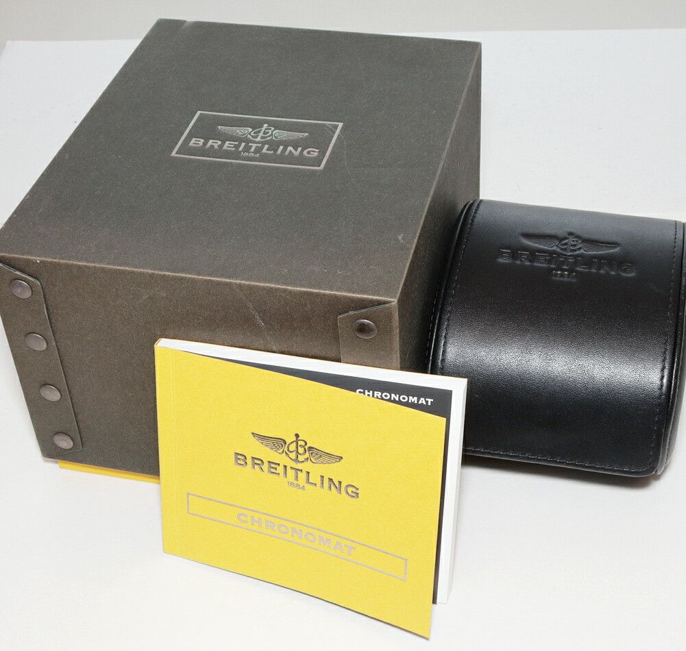 Breitling Breitling Chronomat Au750 Stainless Steel Calfskin Automatic IB0110 Miscellaneous