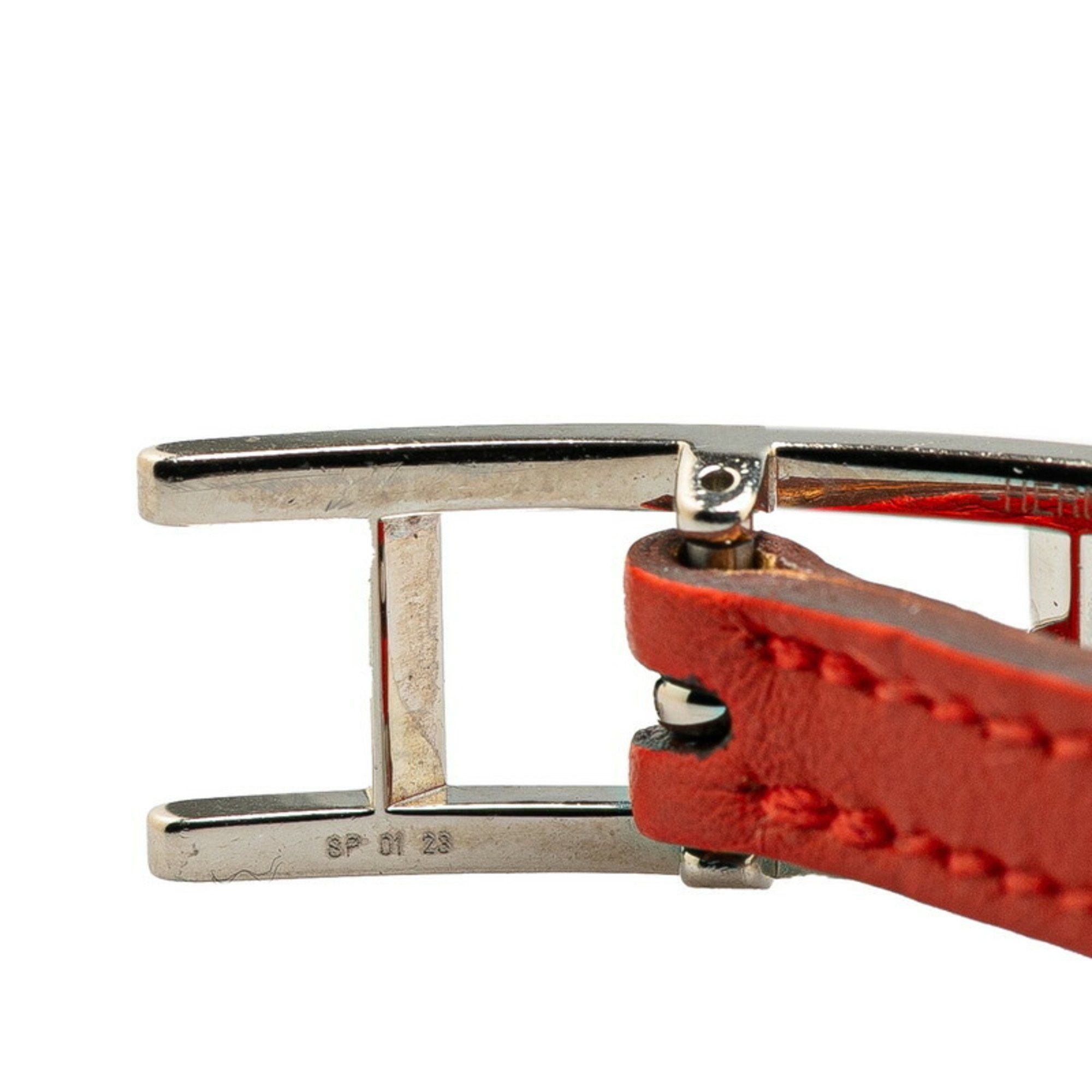 Hermes Hermes API3 Long Bracelet Orange Brown Swift Women's HERMES Size ONE SIZE - 5 Thumbnail