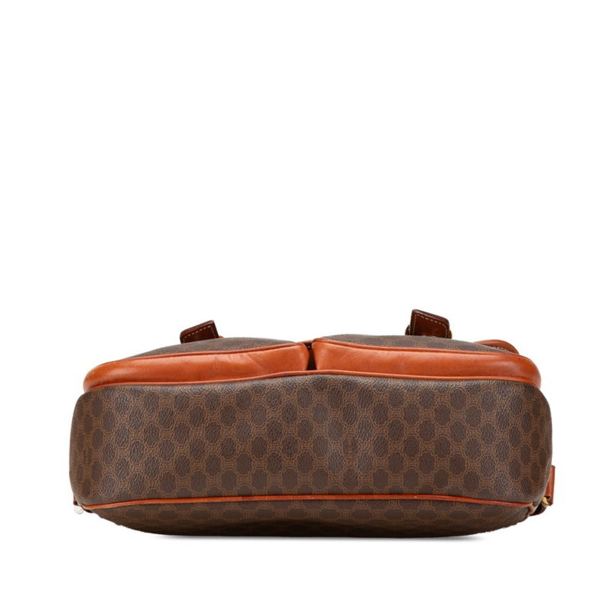 Celine Celine Macadam Handbag Shoulder Bag Brown PVC Leather Women's CELINE Size ONE SIZE - 3 Thumbnail