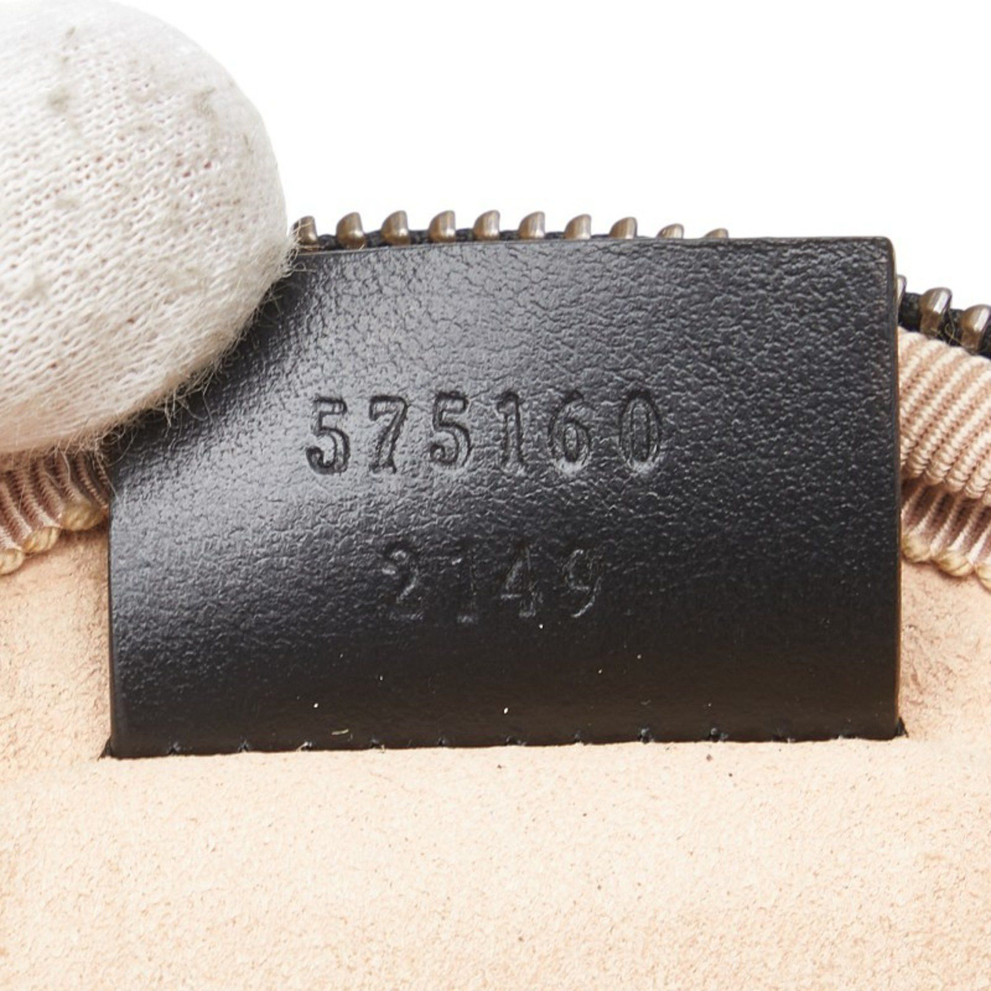 Gucci Gucci GG Marmont Heart Coin Case 575160 Black Leather Women's GUCCI Size ONE SIZE - 9 Thumbnail