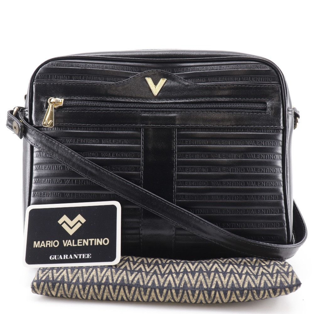 Other Other Mario Valentino Logo V Mark Leather 2way Bag Leather Shoulder Bag DUTY FREE for USA Size ONE SIZE - 20 Thumbnail