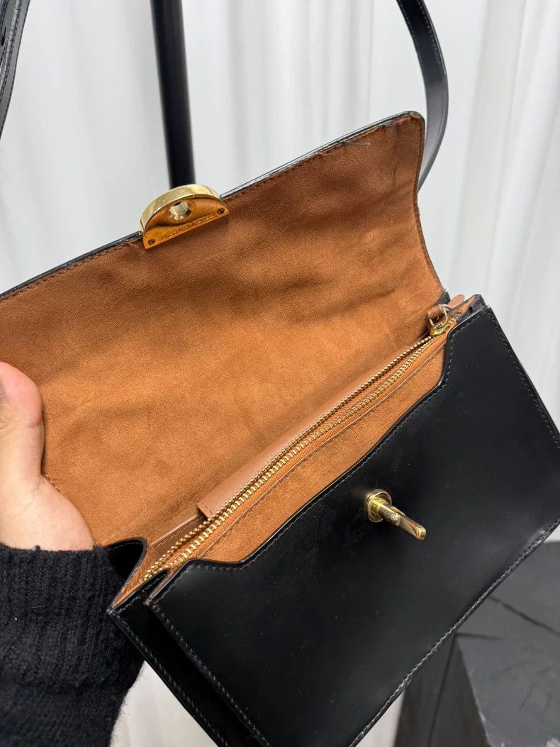 Dries Van Noten Dries Van Noten Square Gold Buckle Bag- DMC Size ONE SIZE - 8 Thumbnail