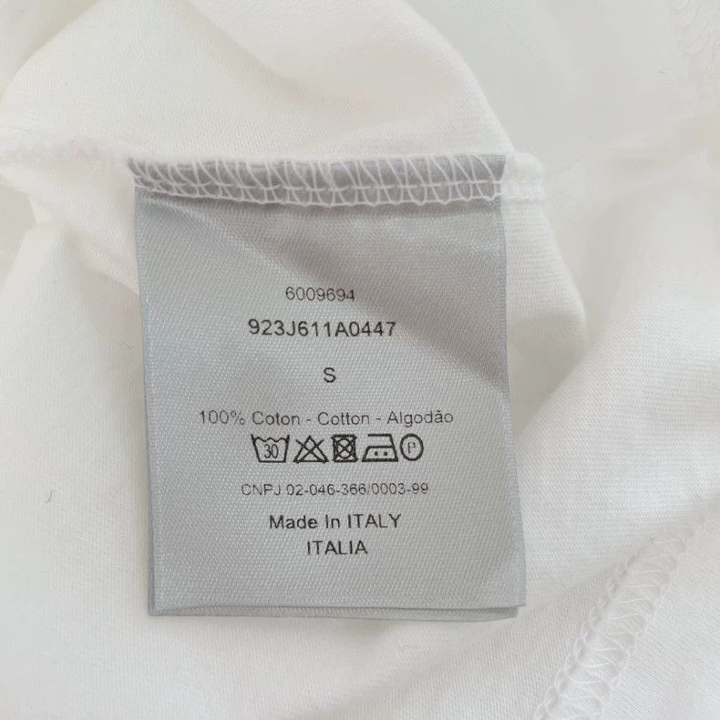 Dior Dior White Logo Short Sleeve T-Shirt- DMC Size US S / EU 44-46 / 1 - 7 Thumbnail