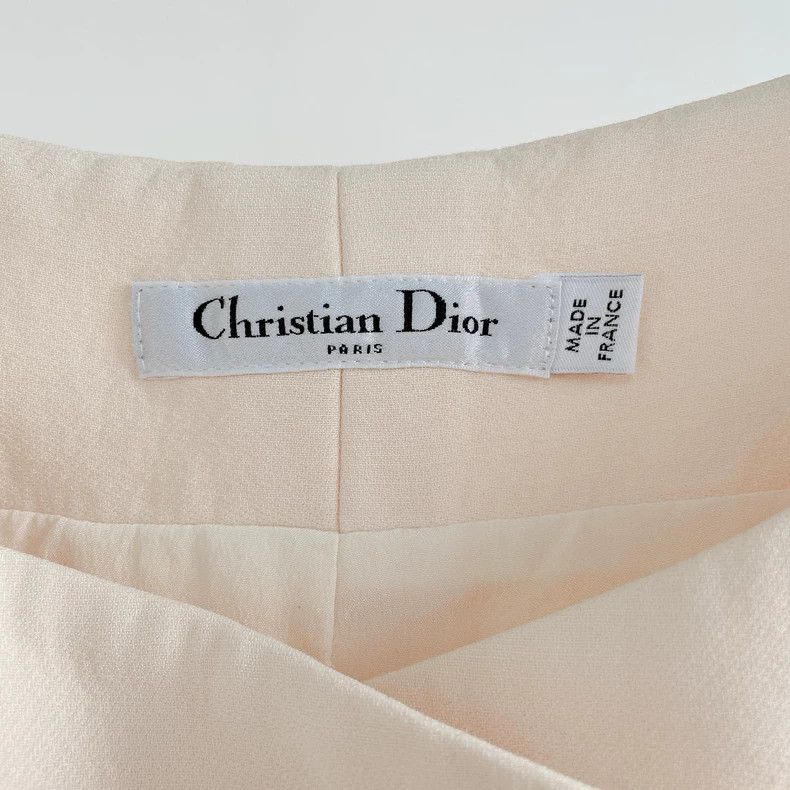 Dior Christian Dior Beige Double-Breasted Dress- DMC Size US 38 / EU 54 - 5 Thumbnail