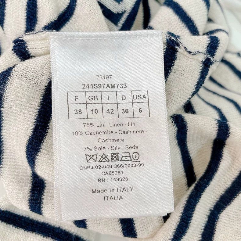 Dior Dior Gray Graphic Long Sleeve Knit Shirt- DMC Size US M / EU 48-50 / 2 - 7 Thumbnail