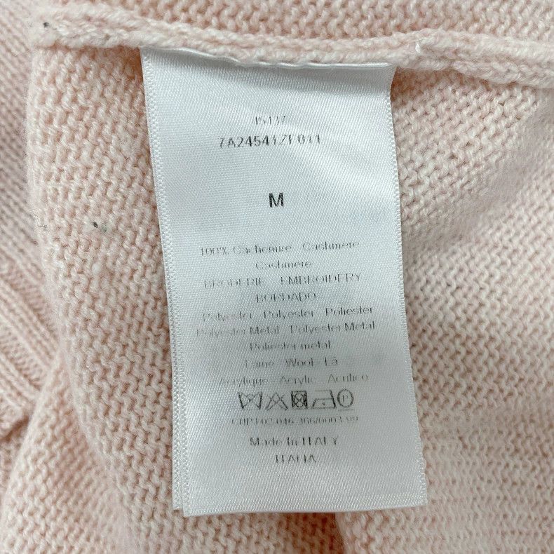 Dior Christian Dior Pink Embroidered Knit Top M- DMC Size US M / EU 48-50 / 2 - 7 Thumbnail