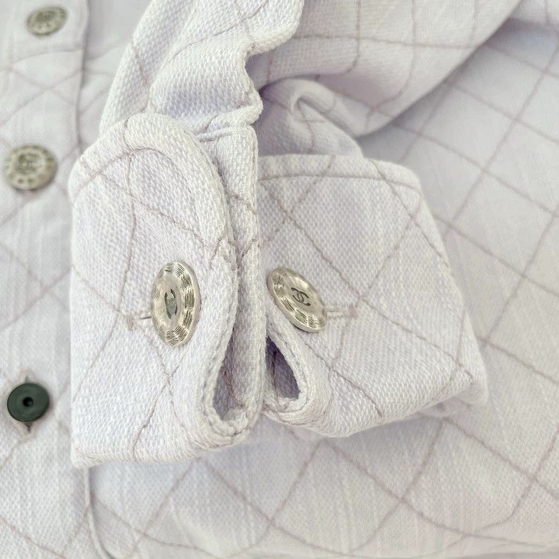 Chanel Chanel Quilted Long Sleeve Shirt- DMC Size US S / EU 44-46 / 1 - 6 Thumbnail