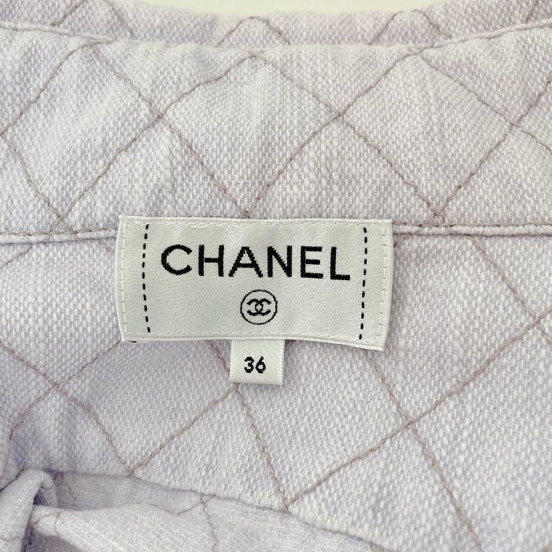 Chanel Chanel Quilted Long Sleeve Shirt- DMC Size US S / EU 44-46 / 1 - 5 Thumbnail
