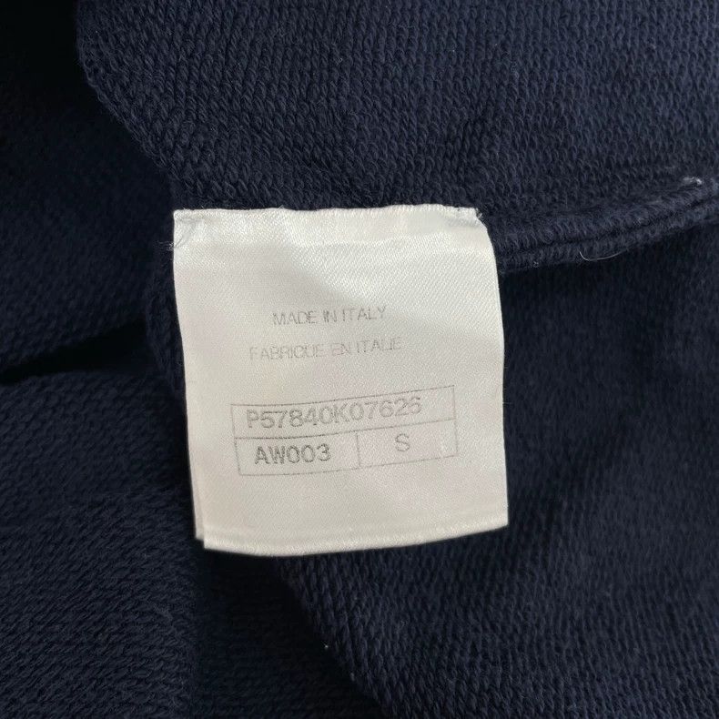 Chanel CHANEL Navy Short Sleeve Top with Design- DMC Size US S / EU 44-46 / 1 - 5 Thumbnail
