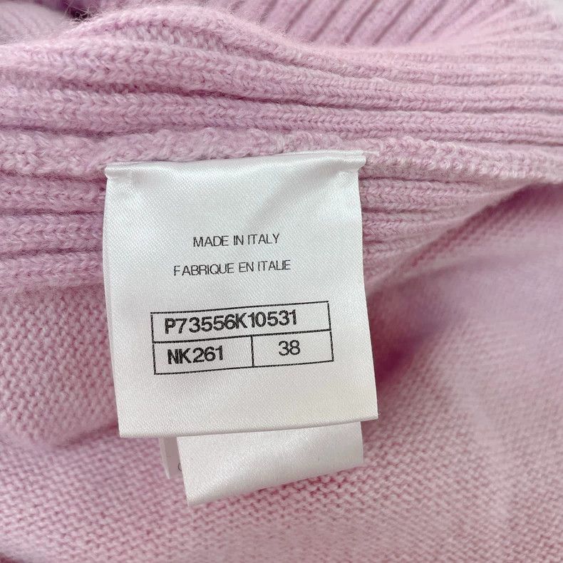 Chanel Chanel Light Purple Knitted Dress with Pockets- DMC Size US 38 / EU 54 - 6 Thumbnail