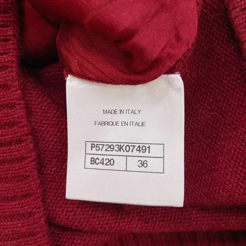Chanel Chanel Red Short Sleeve Sweater Size 36- DMC Size US S / EU 44-46 / 1 - 8 Thumbnail