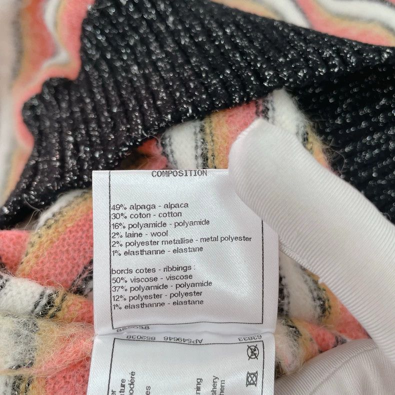 Chanel Chanel Striped Knit Top with Elasticity- DMC Size US M / EU 48-50 / 2 - 7 Thumbnail
