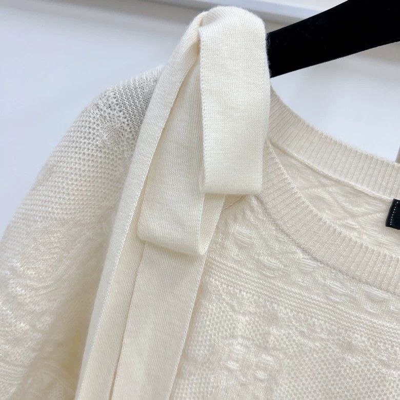 Chanel Chanel Knit Top with Ribbon Detail- DMC Size US S / EU 44-46 / 1 - 3 Thumbnail